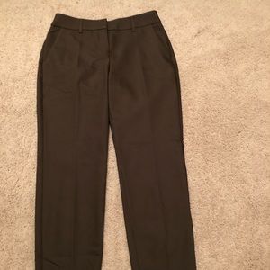 Express olive green ankle pants 0 s